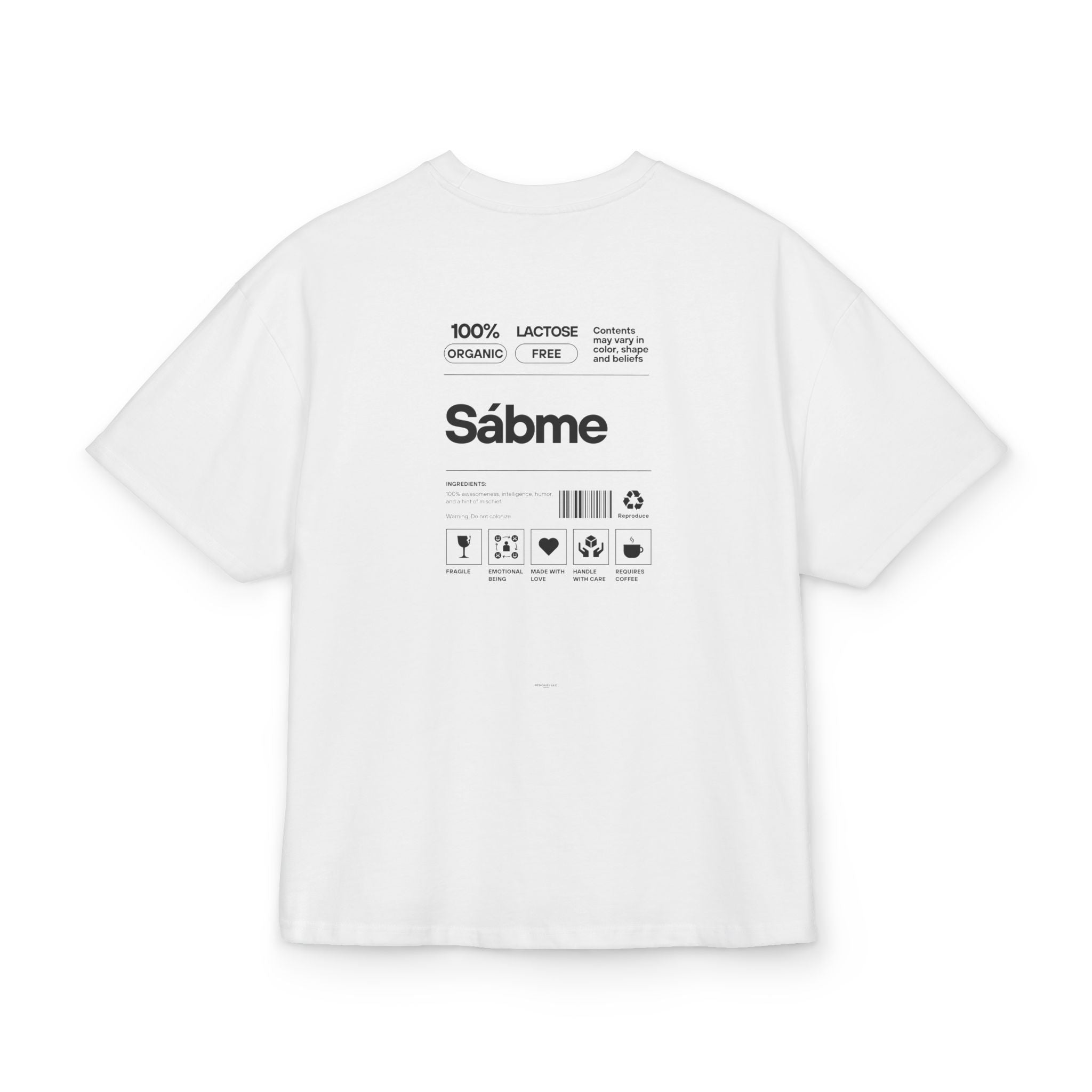 SÁBME HEAVY BOXY TEE - AILO