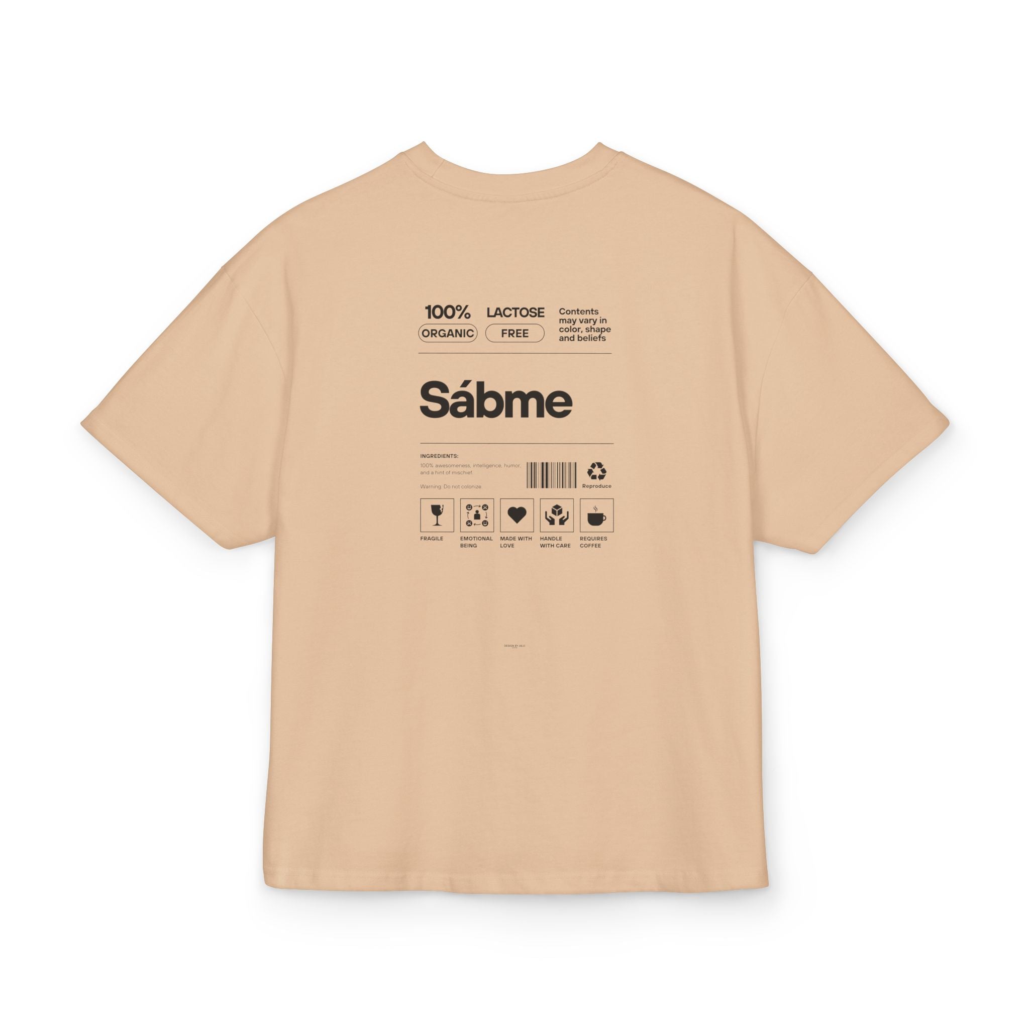 SÁBME HEAVY BOXY TEE - AILO